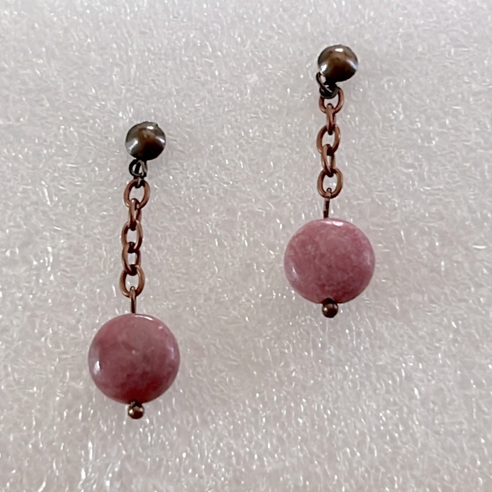 22049 Rose Quartz Earrings
